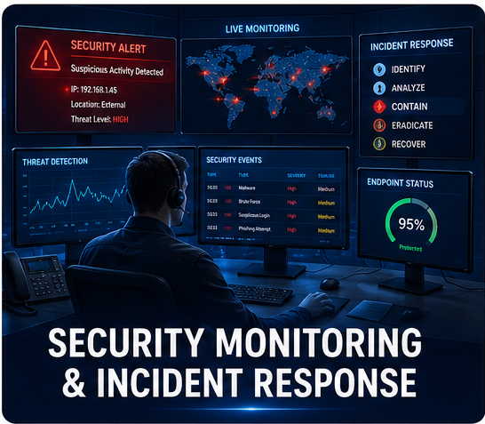 security monitoring and incident response for cyber security